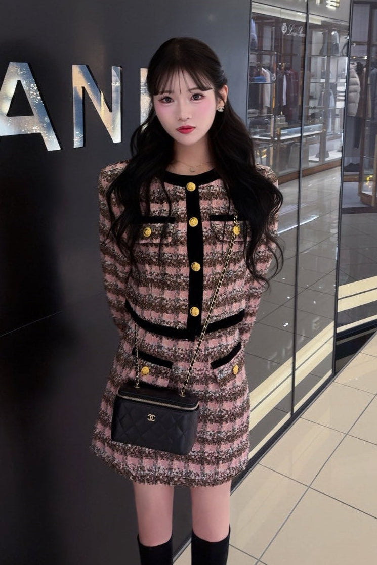 ツイードリボンセットアップ KR30112