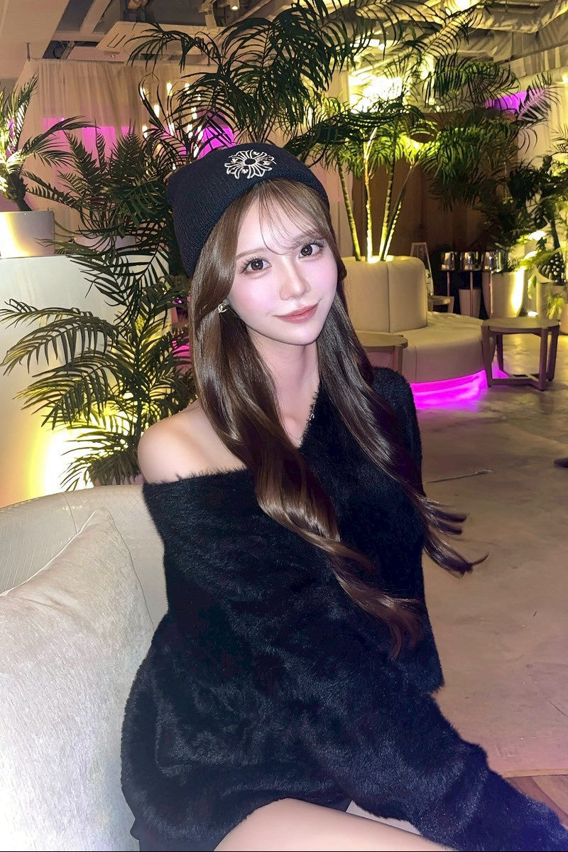 シャギールーズニットワンピ KR13329