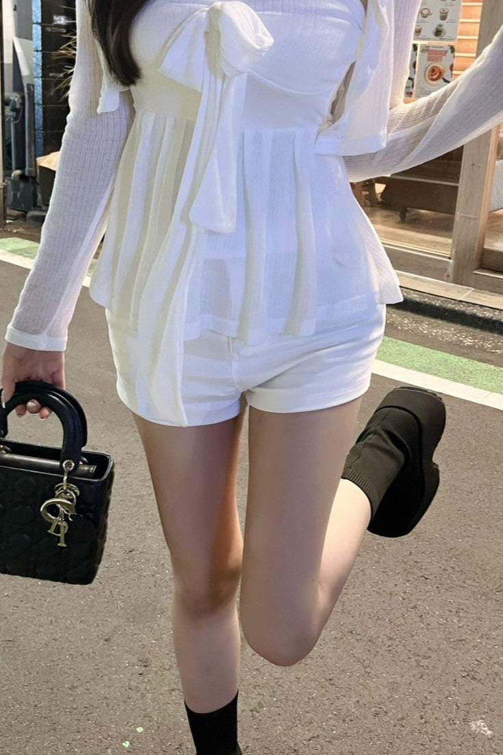スリムショートパンツ KR10397