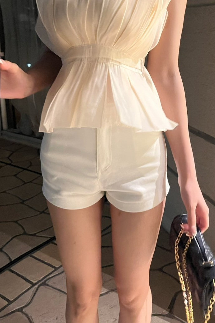 スリムショートパンツ KR10397