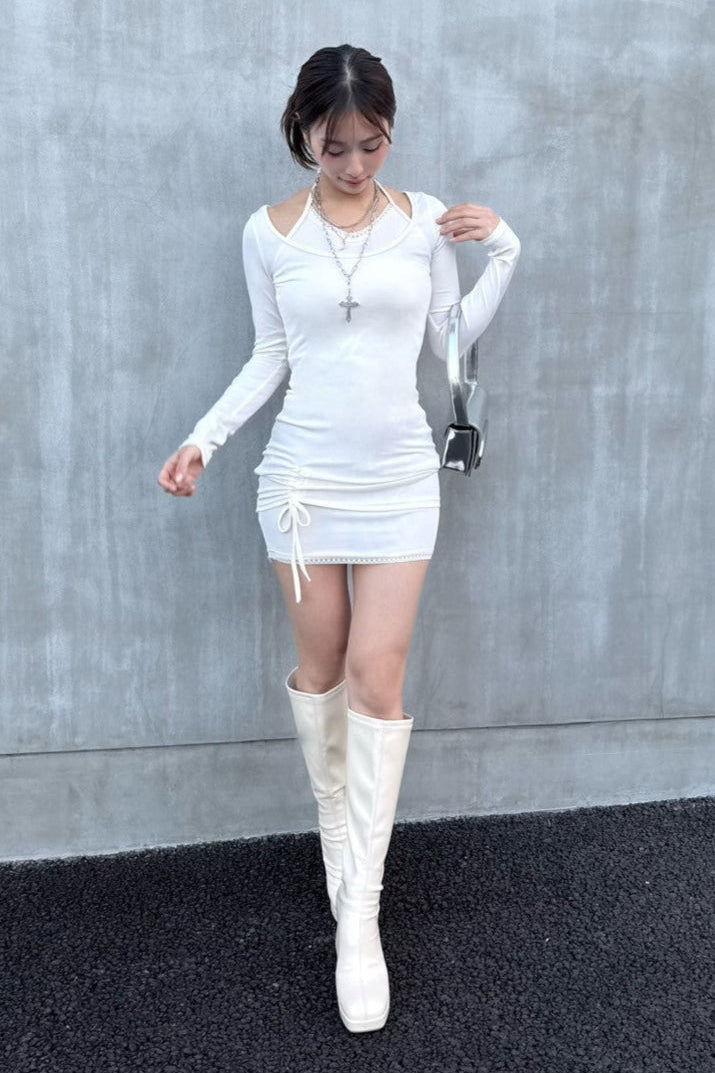 ホルターネックタイトワンピース KR13246