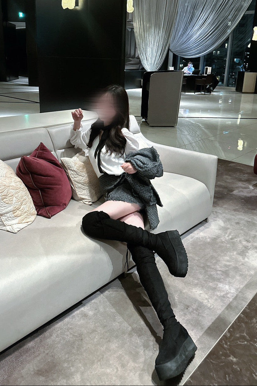 ミニスカツイードセットアップ KR12058