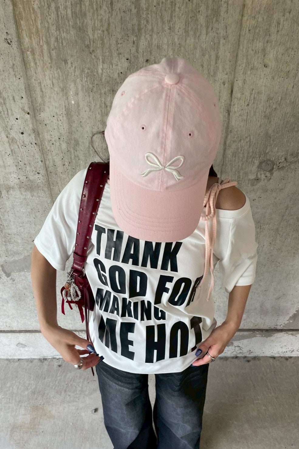 ワンショルオーバーグランジTシャツ KR12206