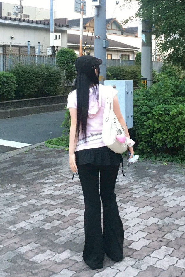 サイドリボンスカートパンツ KR10254