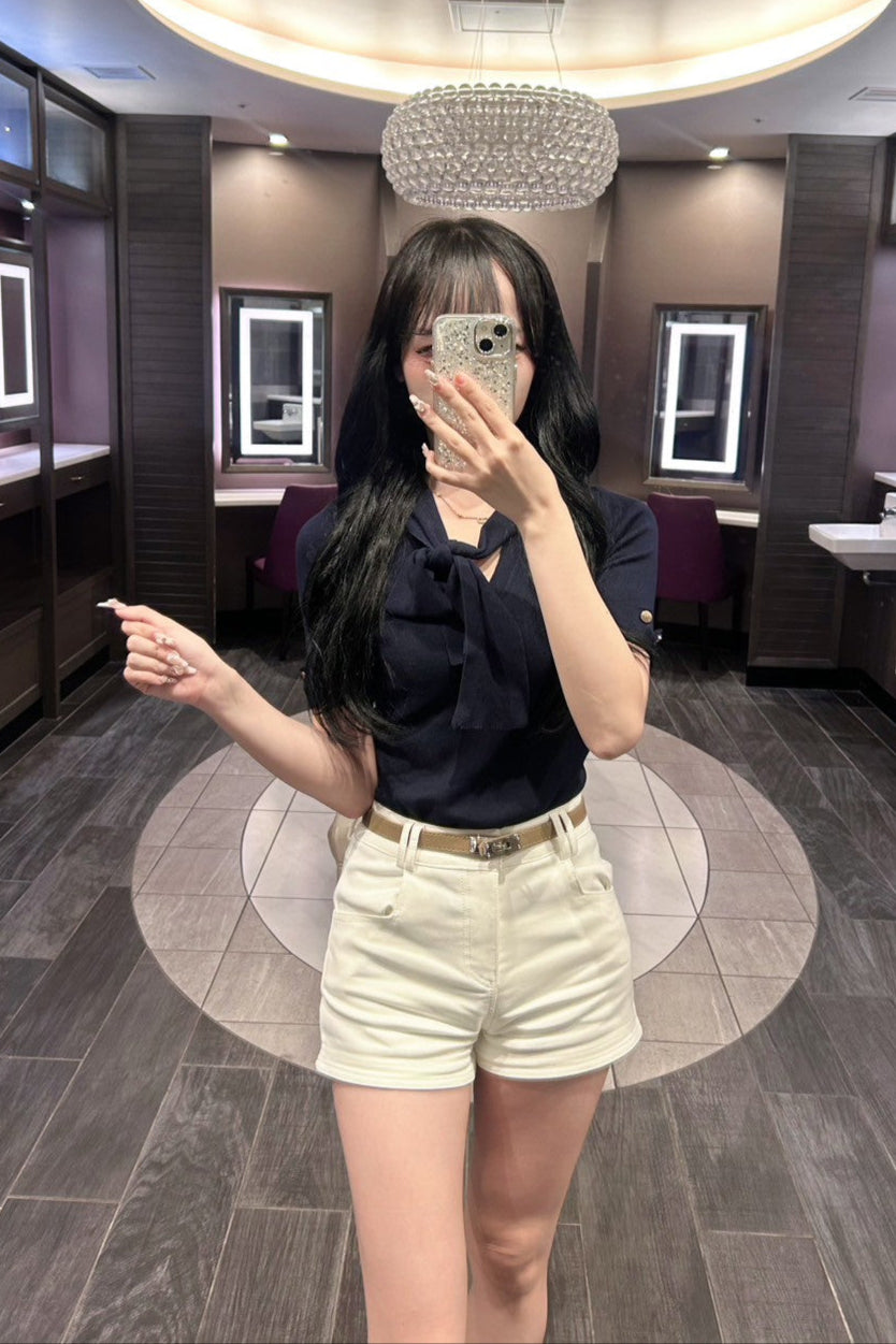 ネイビーボウタイシャツ KR10236