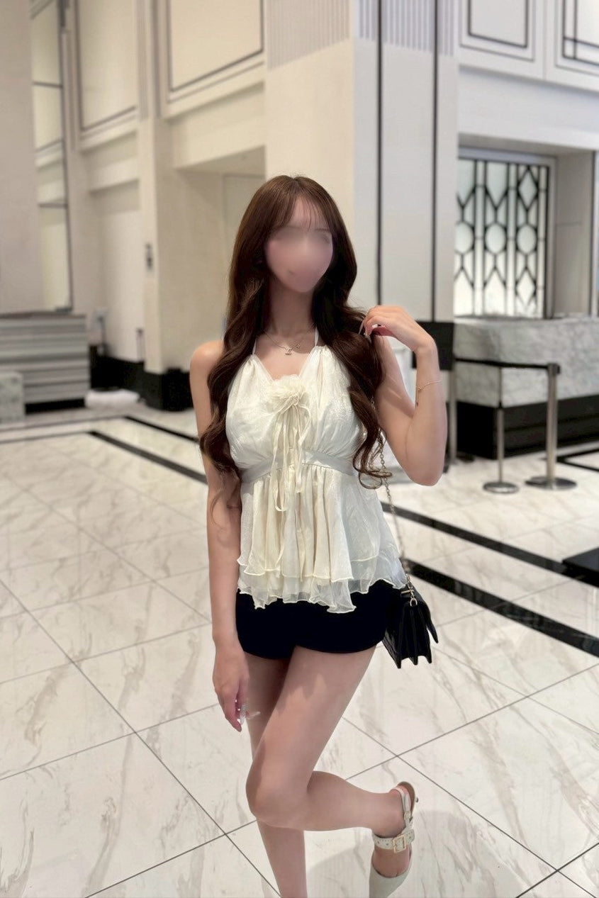 シフォンフリルワンピース KR10508