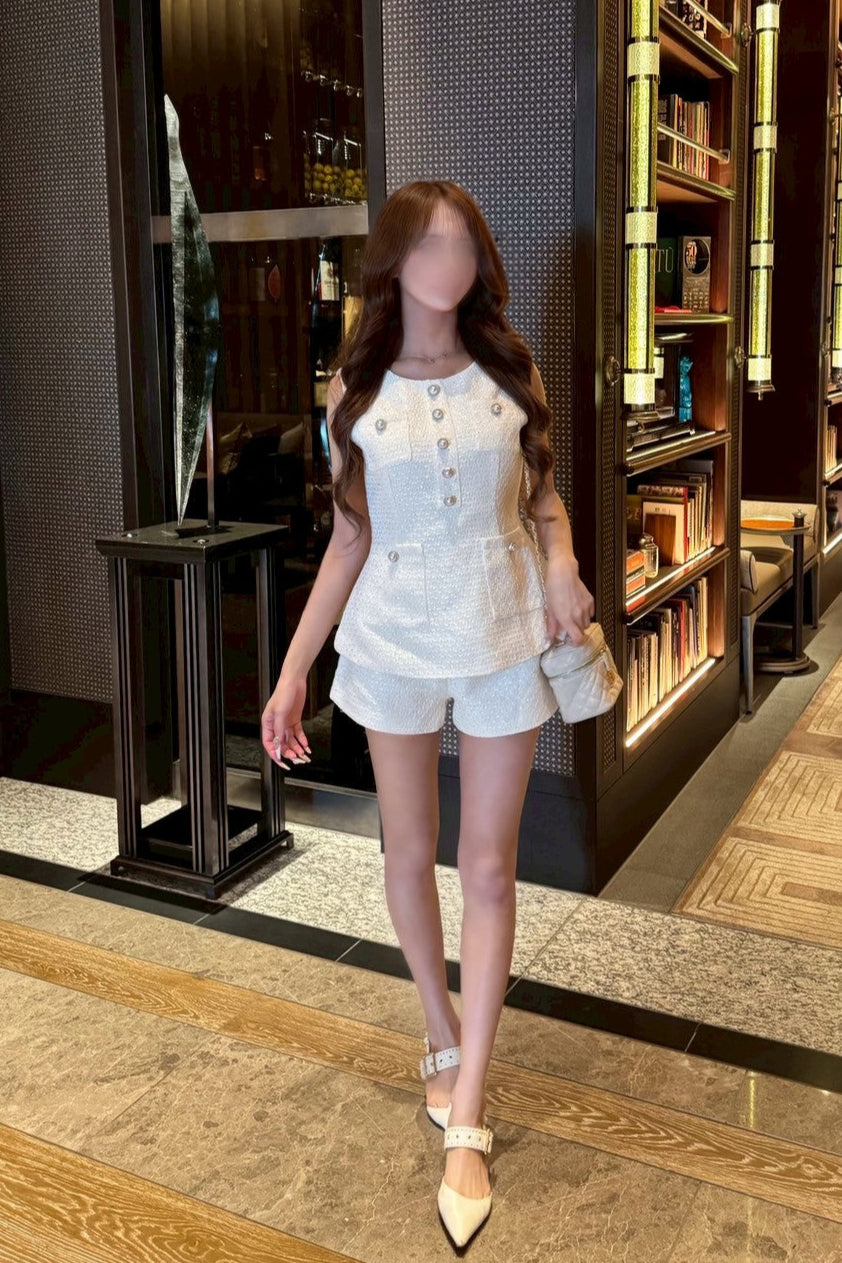 ホワイトツイードセットアップ KR10513