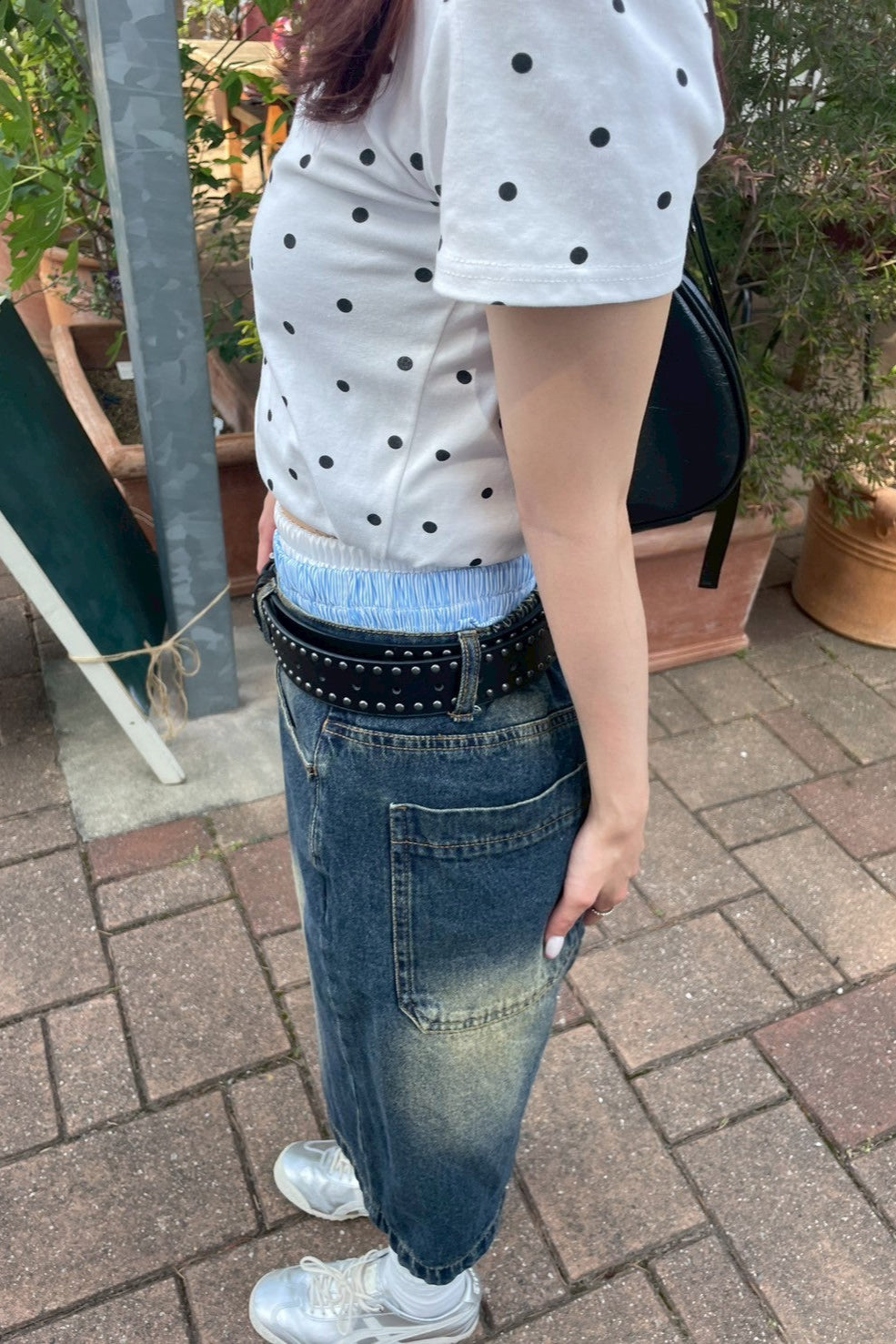 ストライプポケットハーフパンツ KR10613