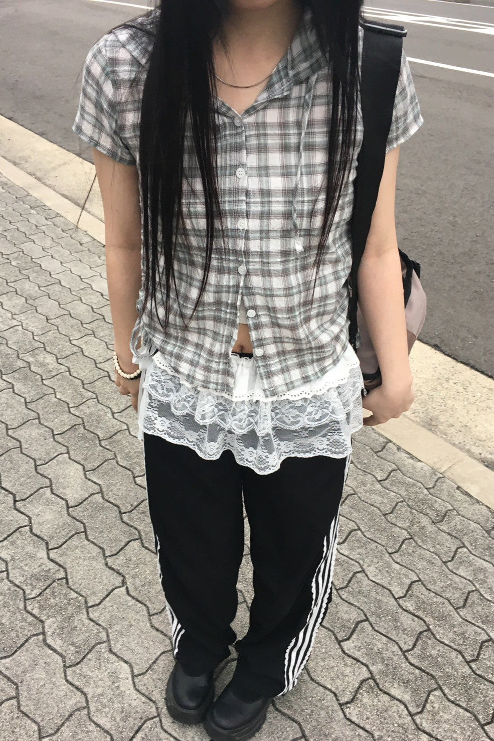 サイドレーストラックパンツ KR10253