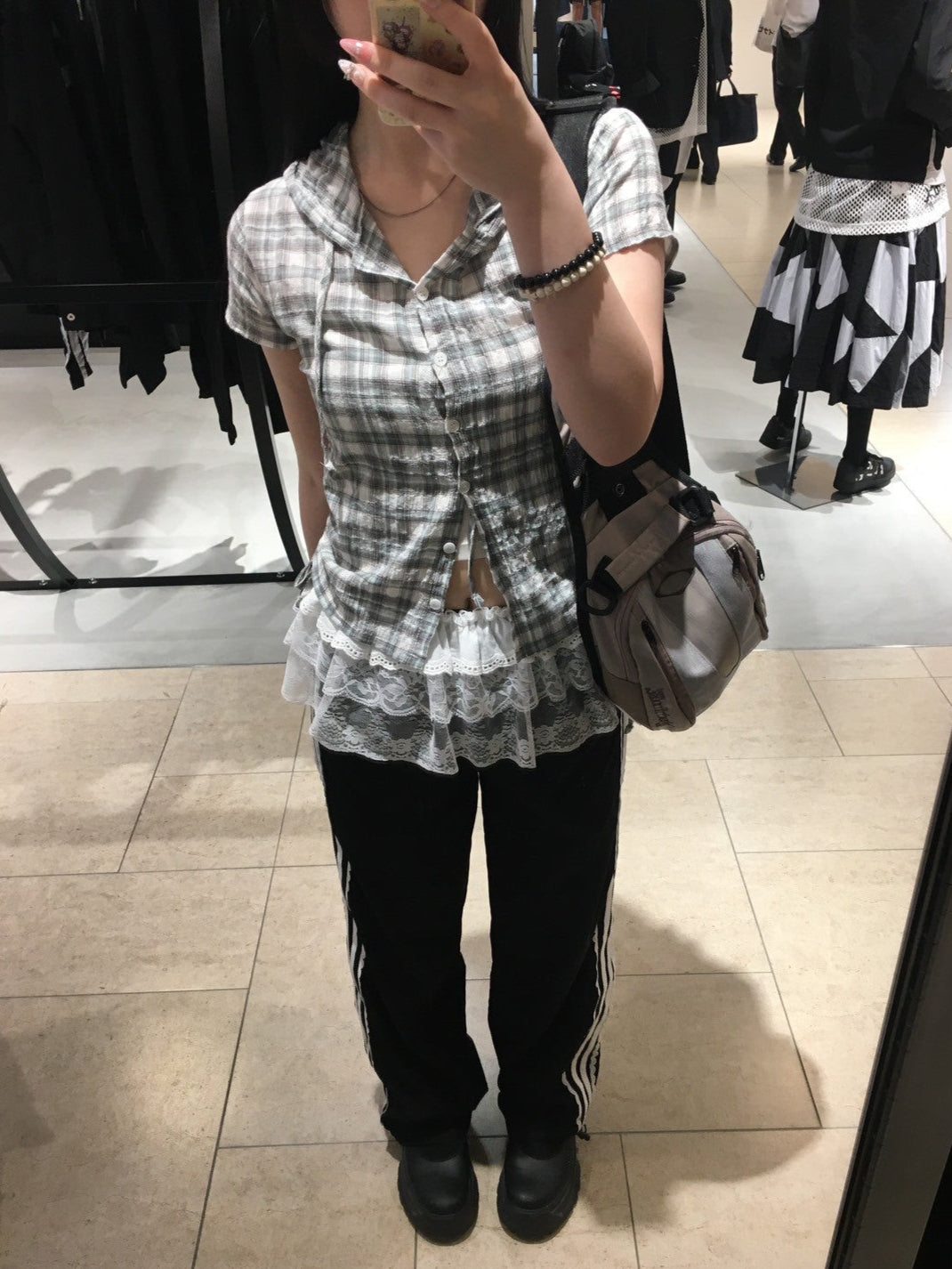 サイドレーストラックパンツ KR10253