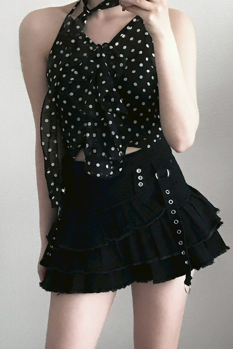 フリンジティアードスカート KR10528