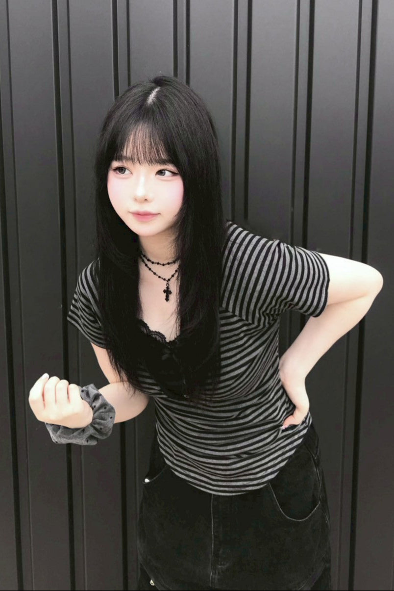マルチボーダーTシャツ KR10768