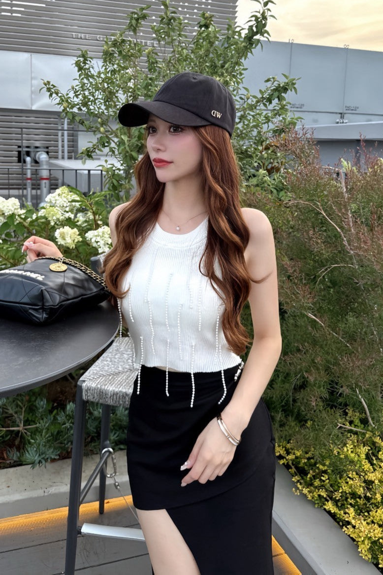 アシンメトリースリットスカート KR11551