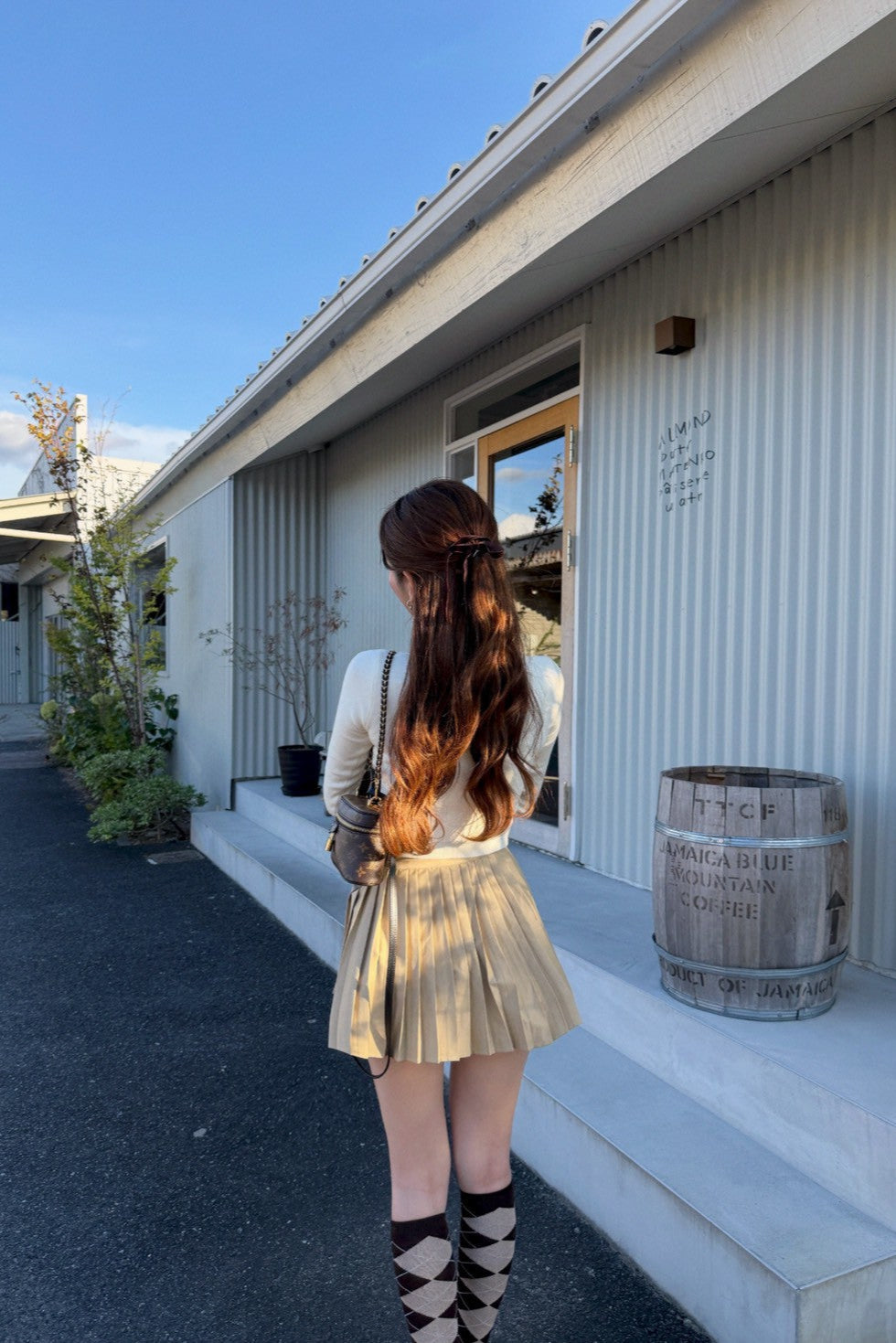 アシメプリーツスカート KR12477