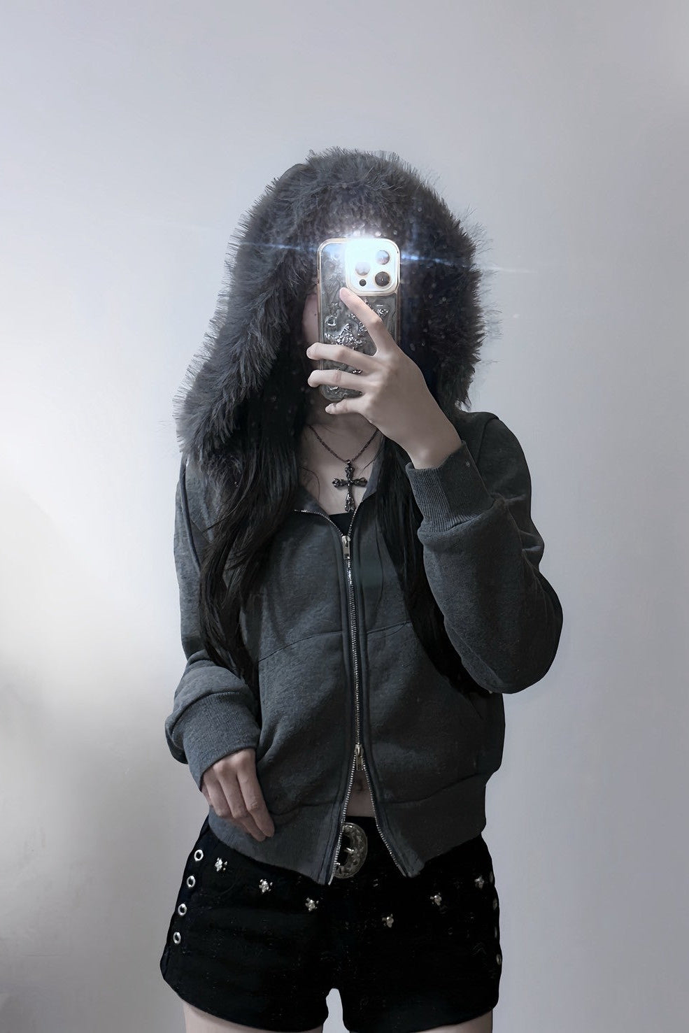 フードファーパーカー KR12784