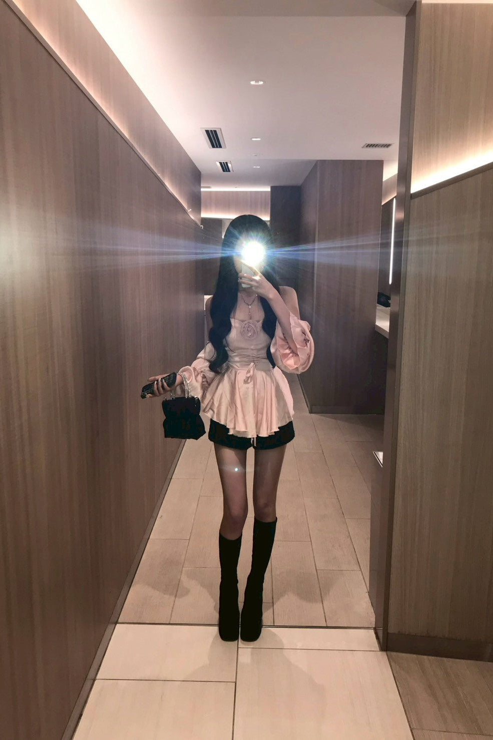 ローズサテンブラウス KR13401