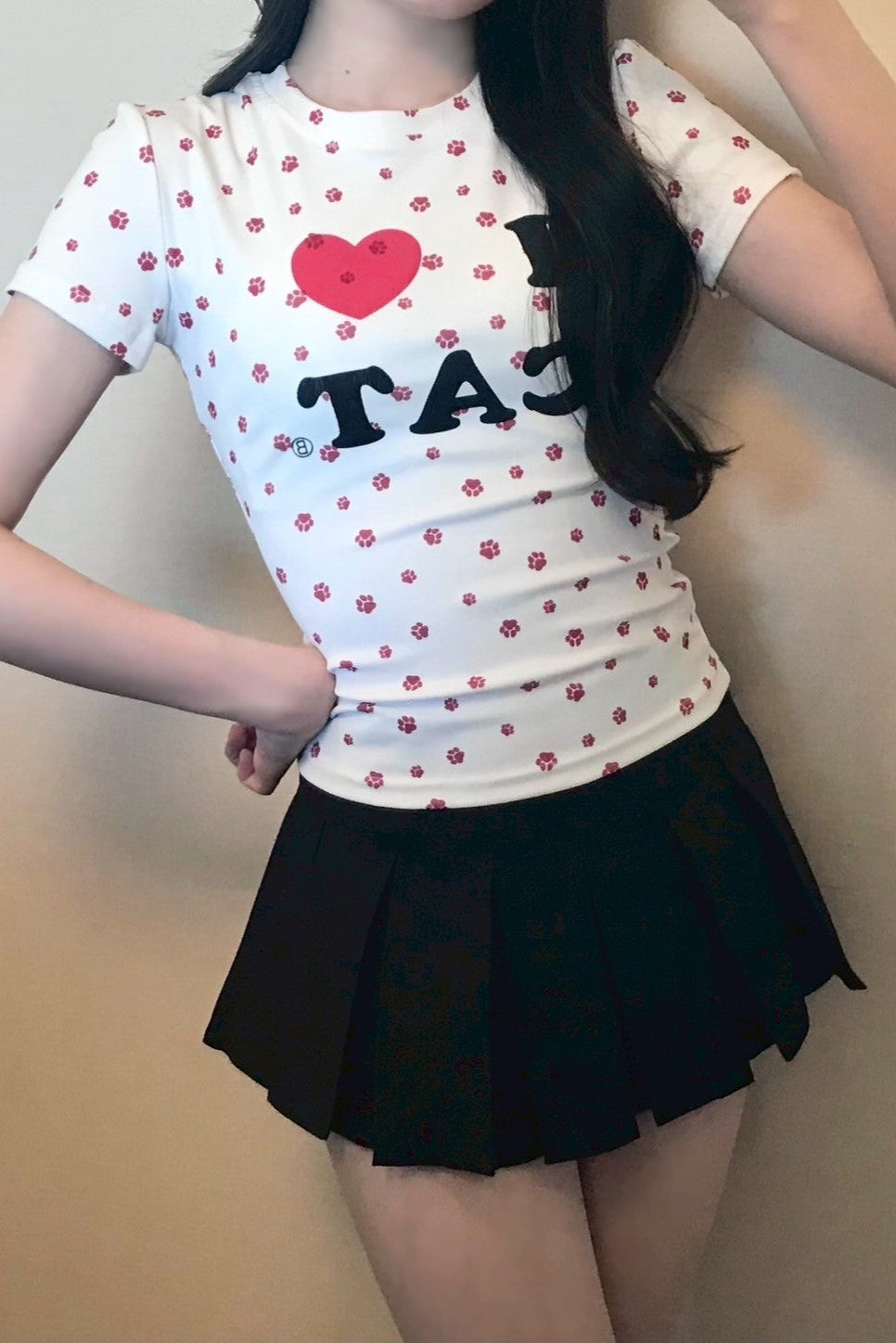 アイラブキャットロゴTシャツ KR12078