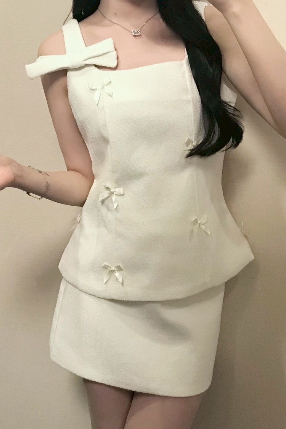 ツイードリボン セットアップ KR12081