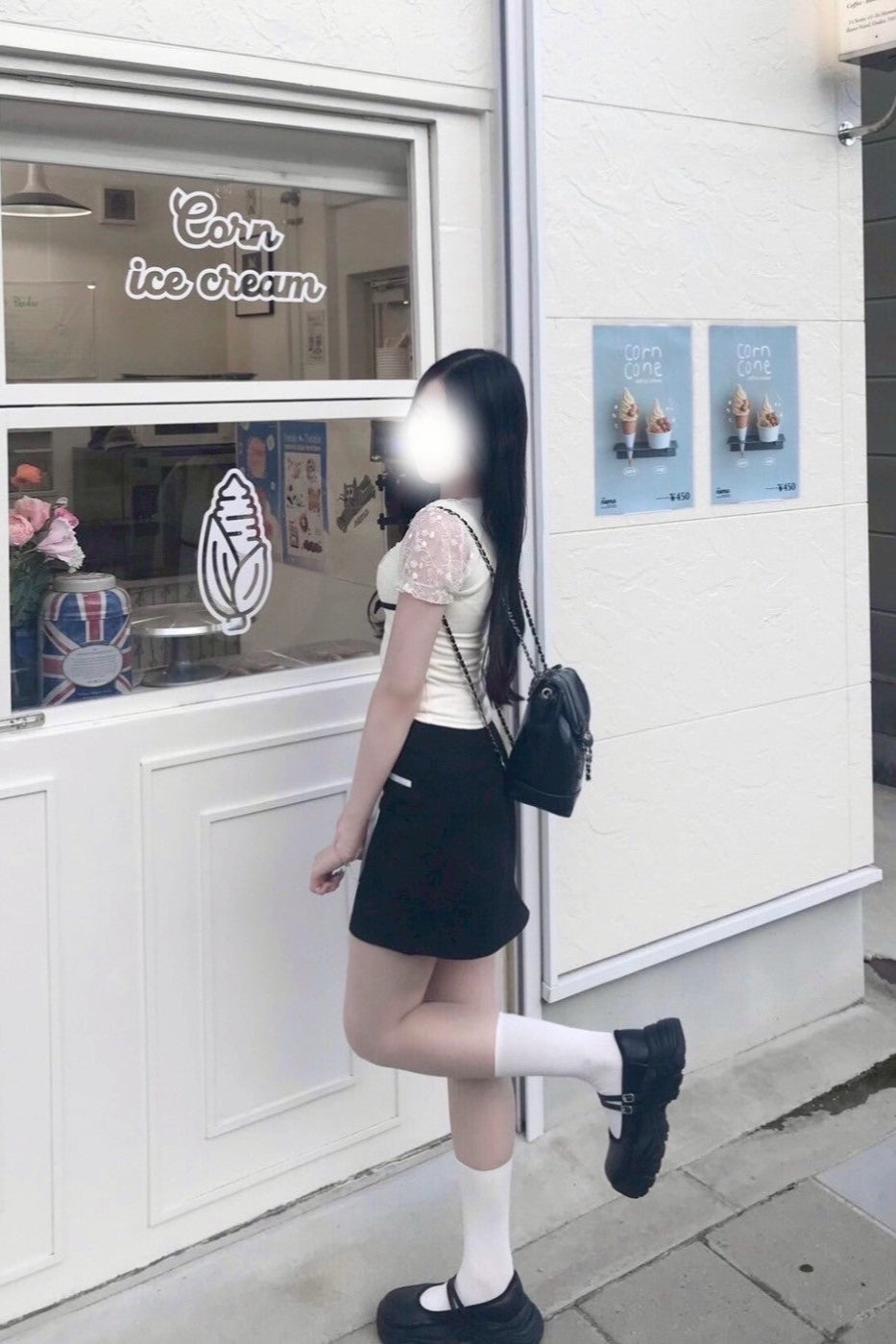 レースヨークリボンポイントトップス KR12085