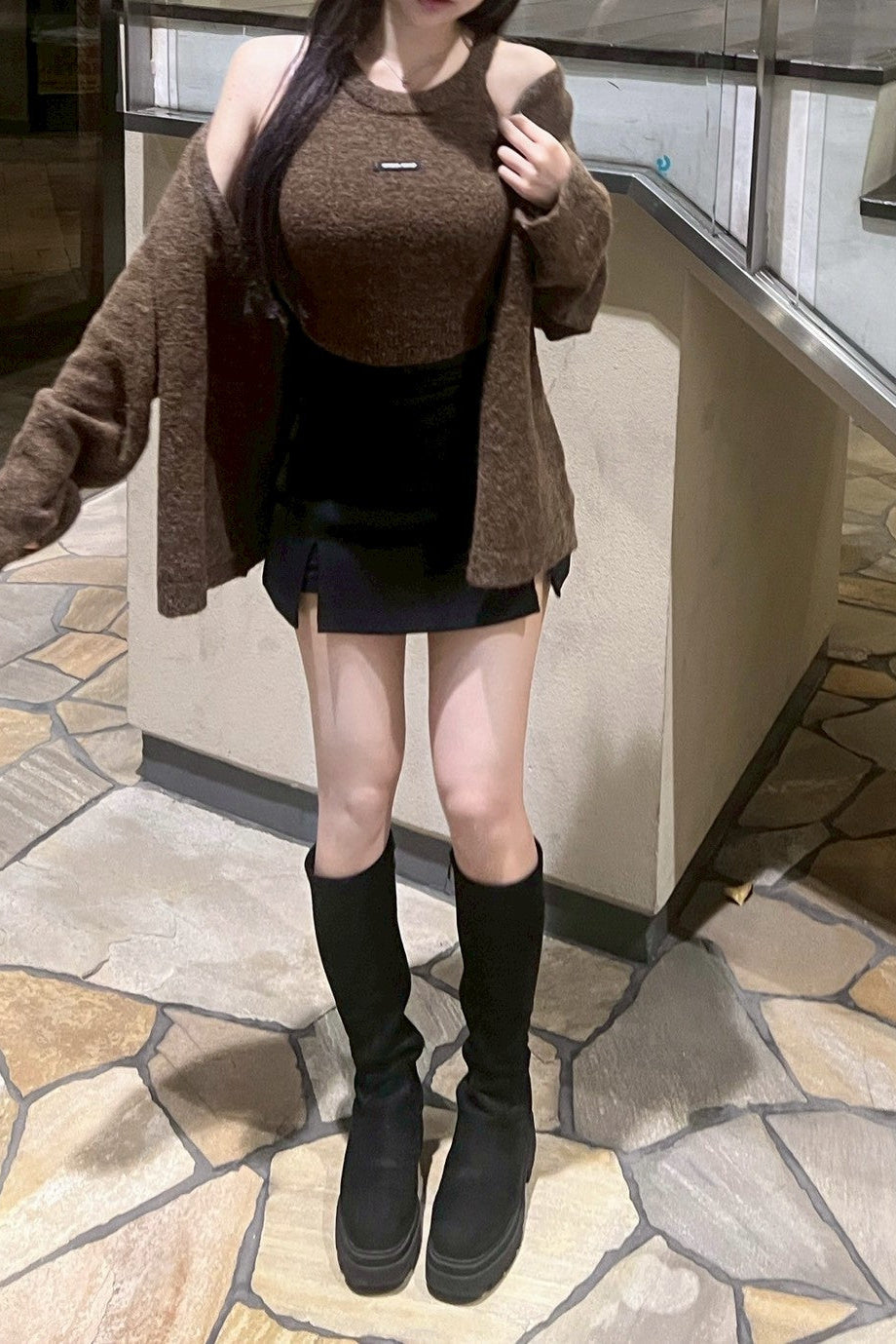 ニットキャミセットカーディガン KR13479