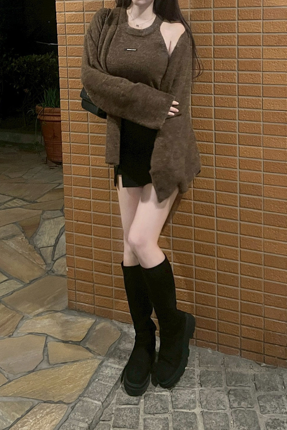 ニットキャミセットカーディガン KR13479