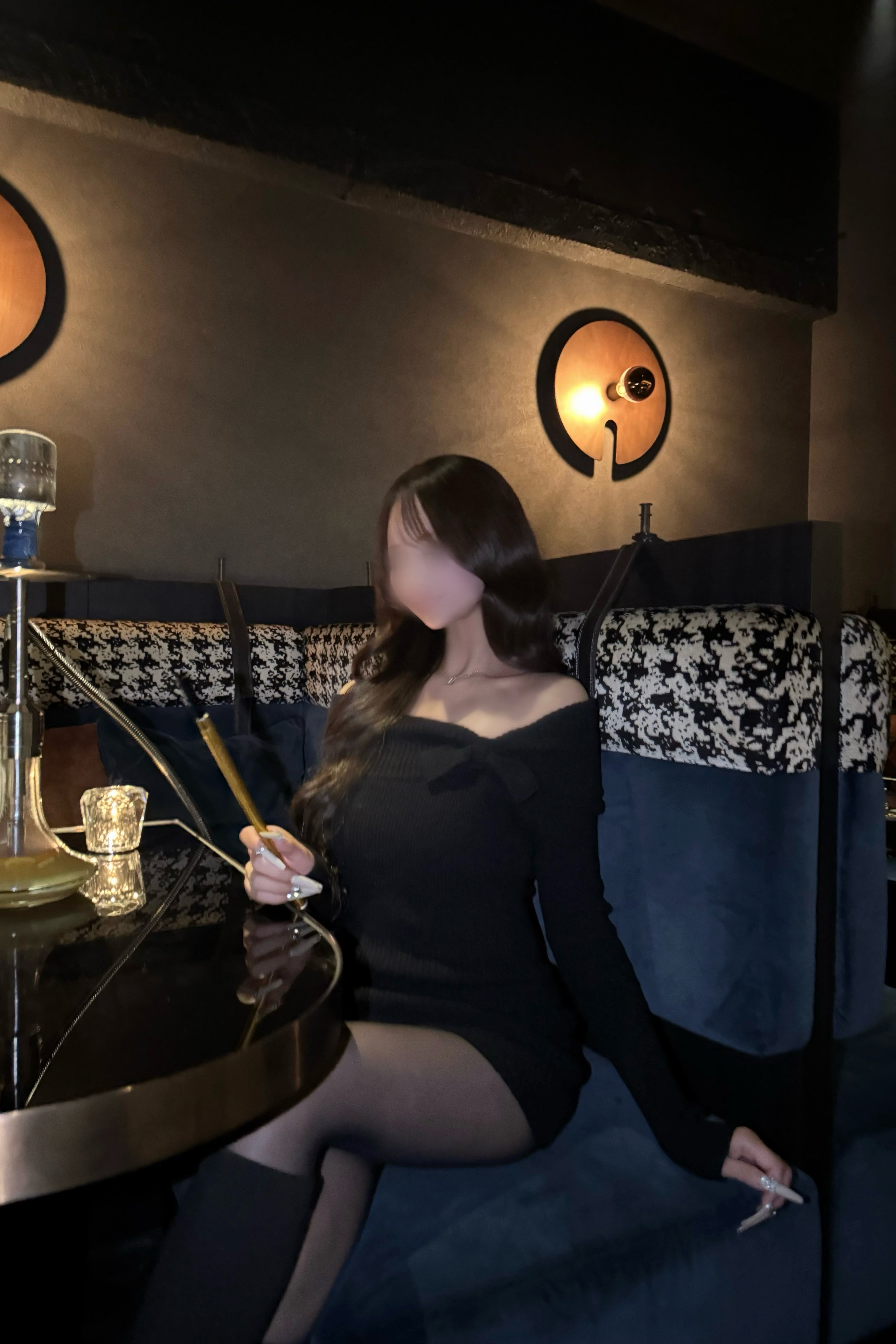 リボンオフショルリブワンピース KR12389