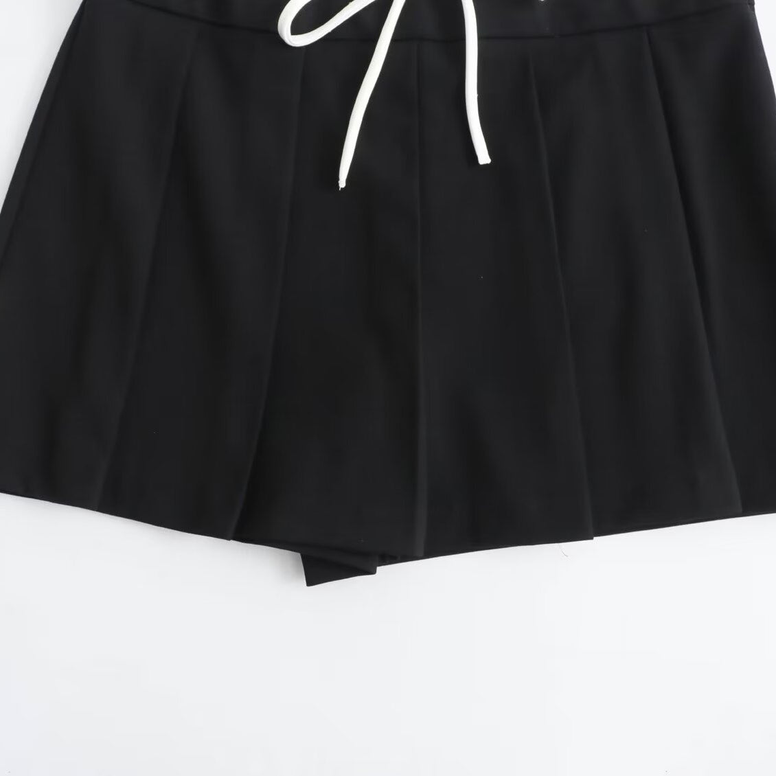 layered band pleated skirt KR10203