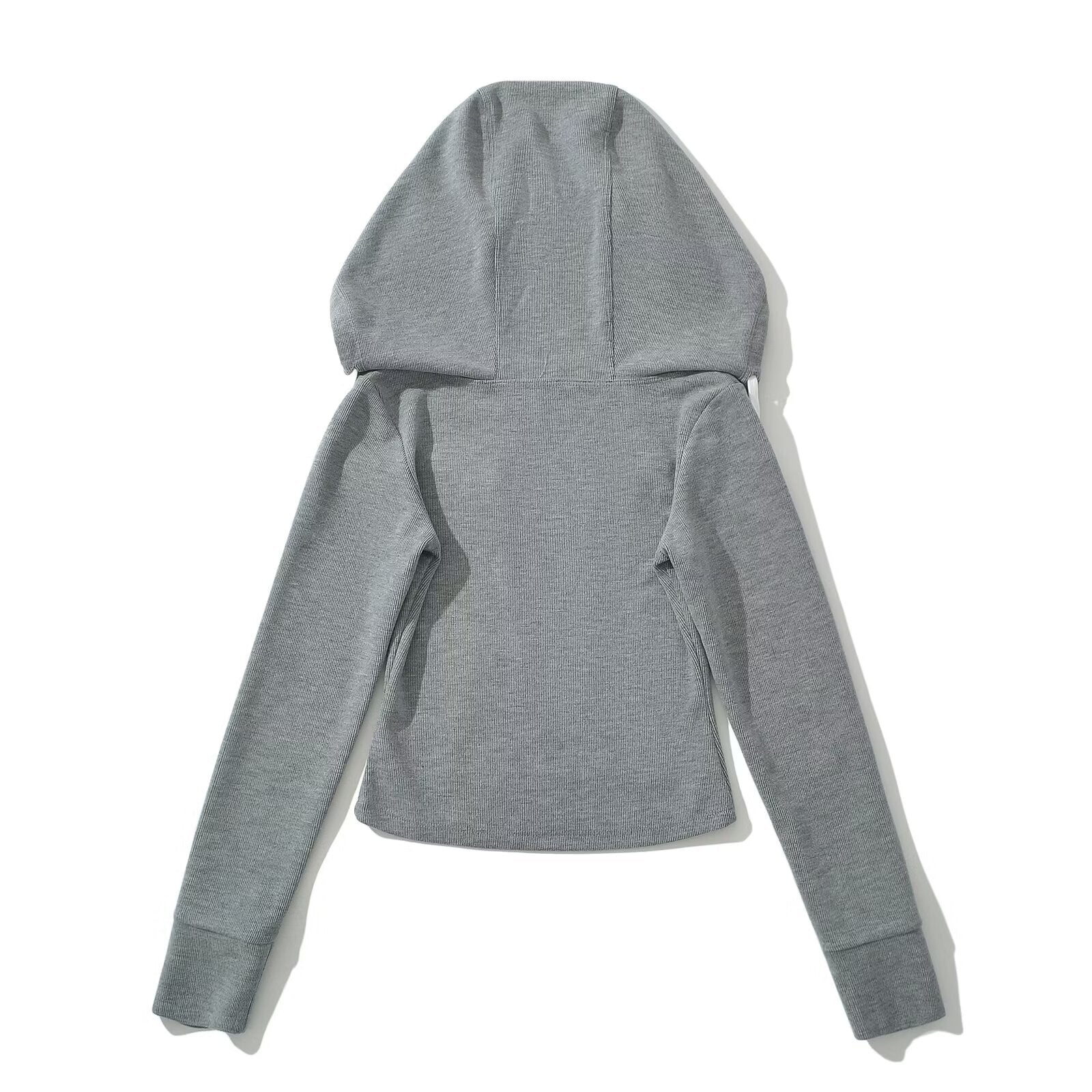 simple ribbon hoodie KR10196