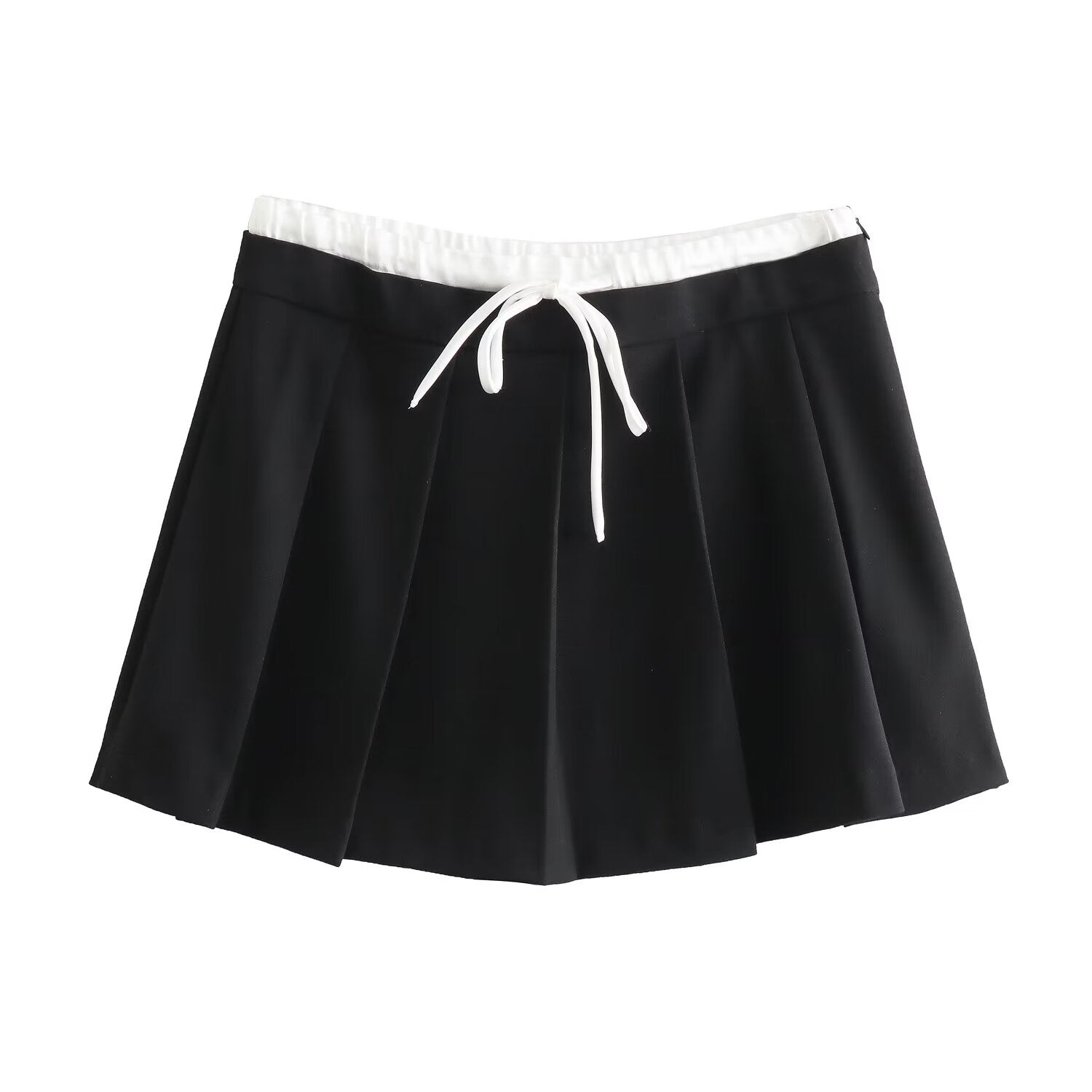 layered band pleated skirt KR10203
