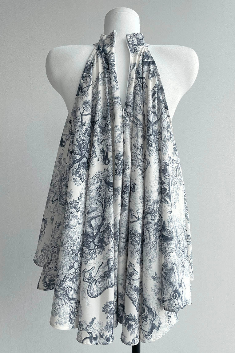 printed chiffon blous KR10103