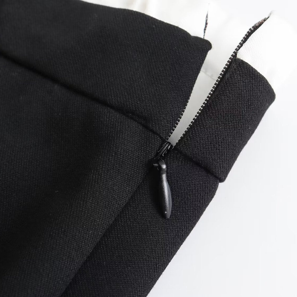 layered band pleated skirt KR10203