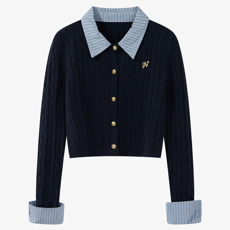 Shirt-in Knit Tops KR10194