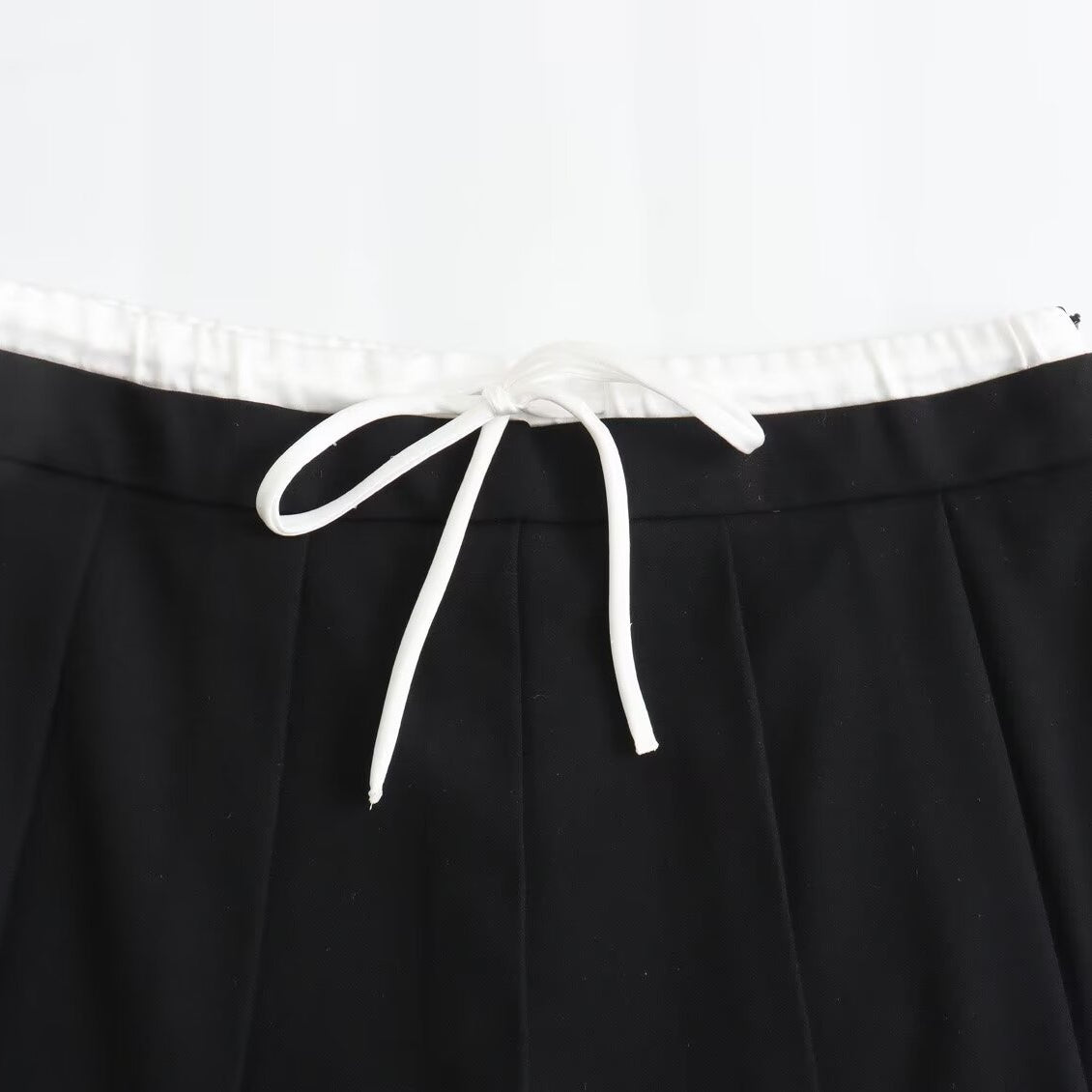 layered band pleated skirt KR10203