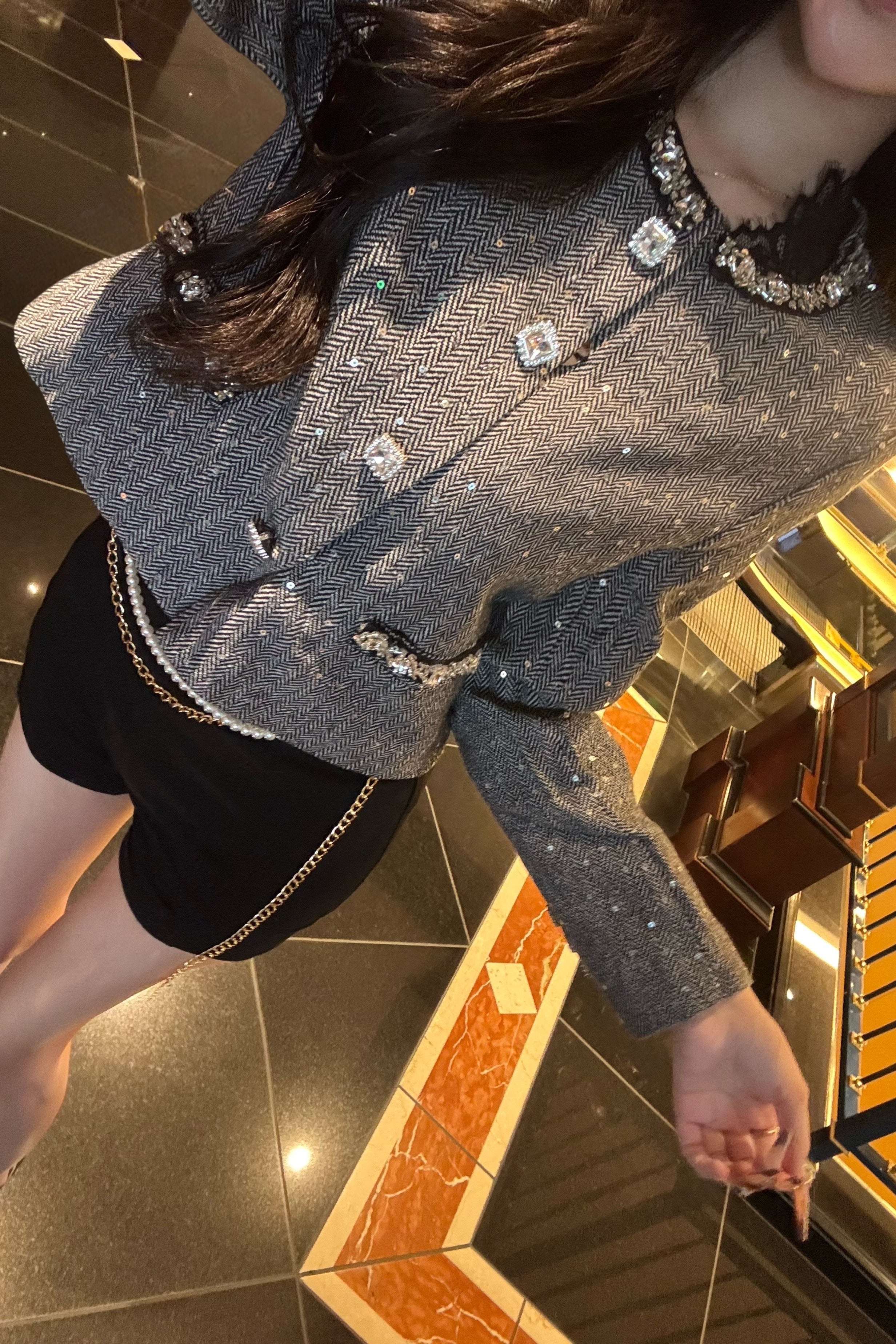 グリッタービジュージャケット KR30015