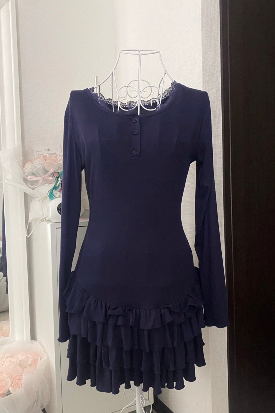 フレンチフリルワンピース KR10265