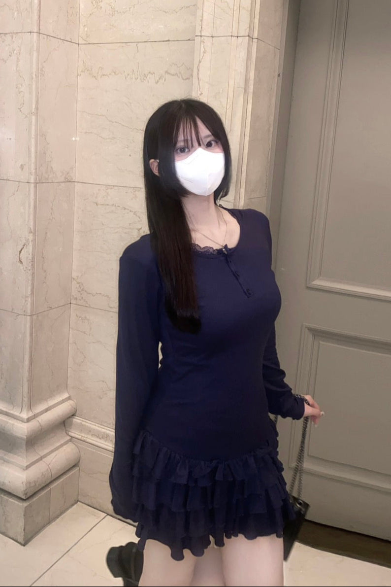 フレンチフリルワンピース KR10265