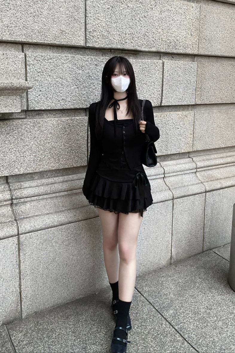 シンプルデザインカーディガン KR10264