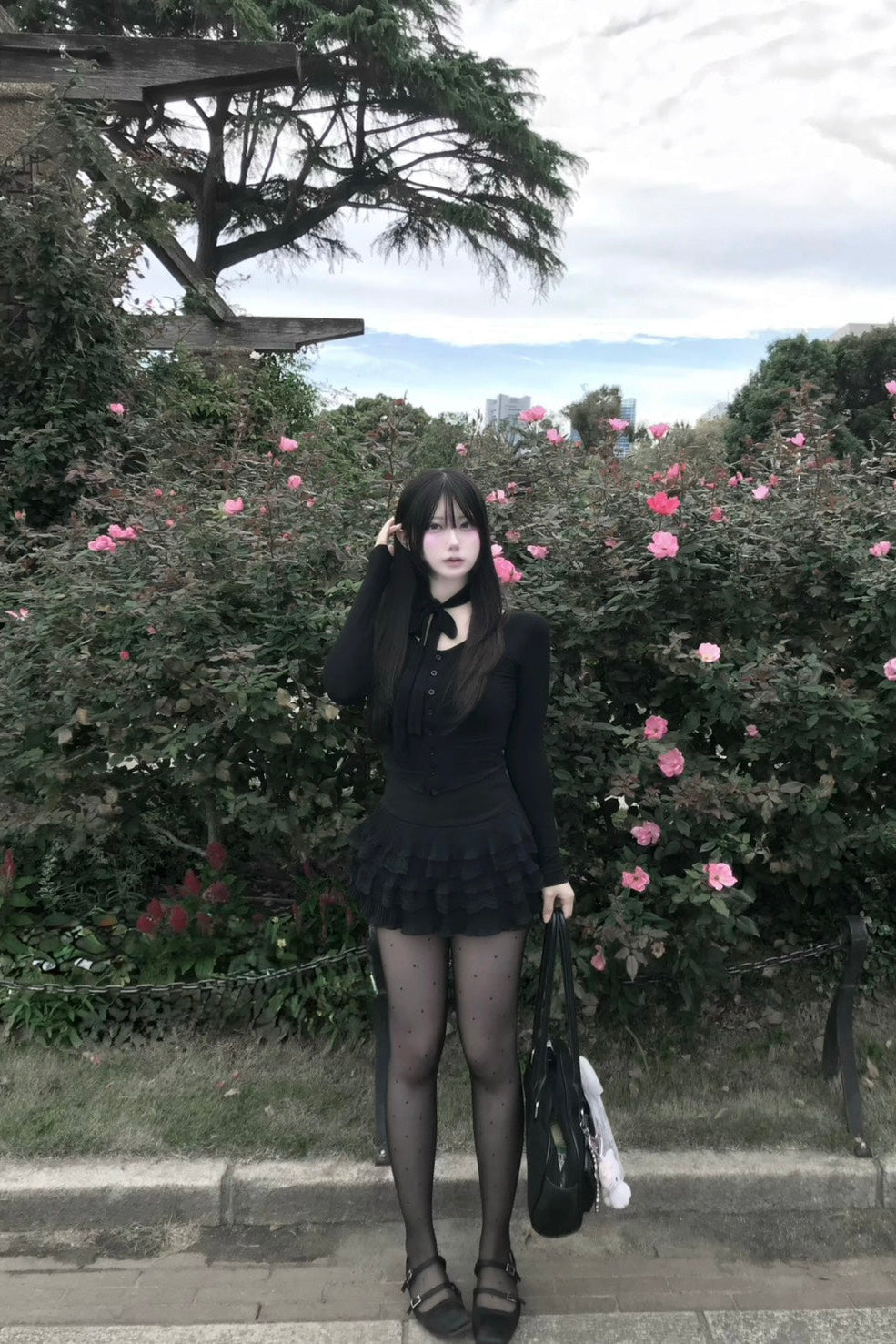 ホワイトタイトショートトップス KR11619