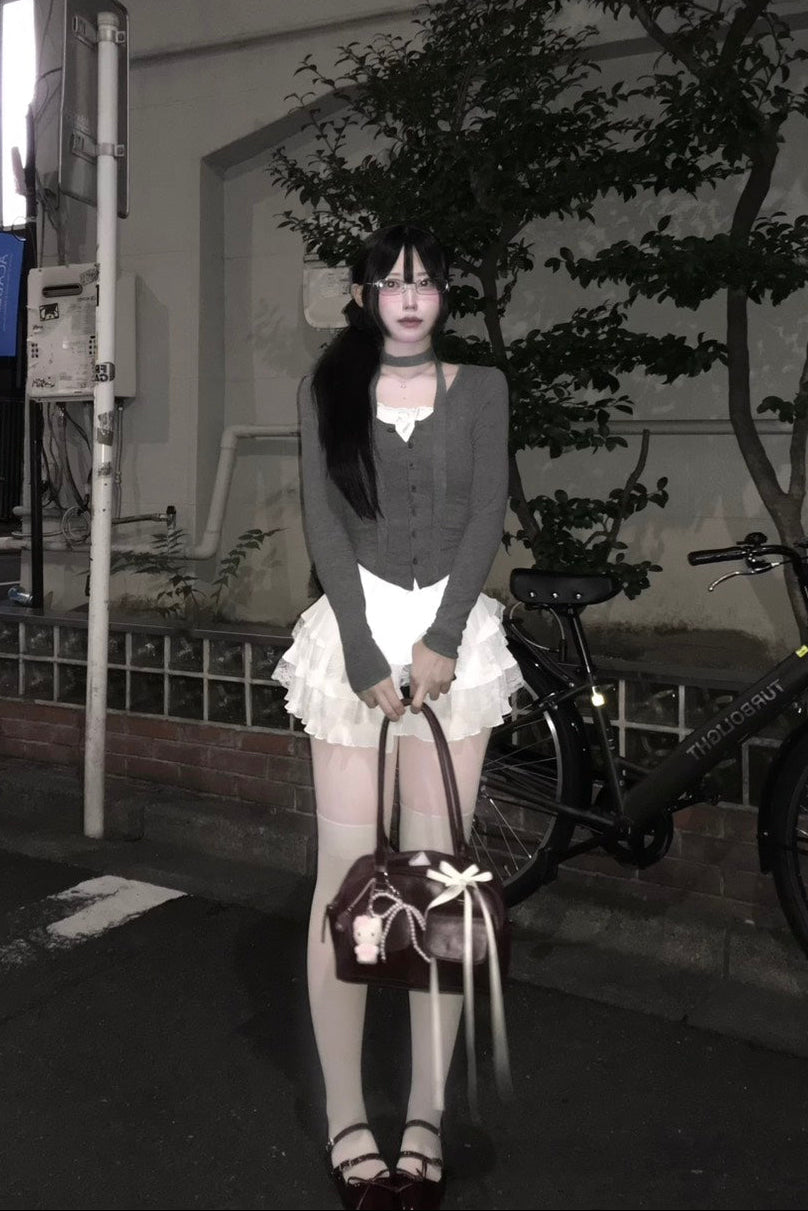 ホワイトタイトショートトップス KR11619