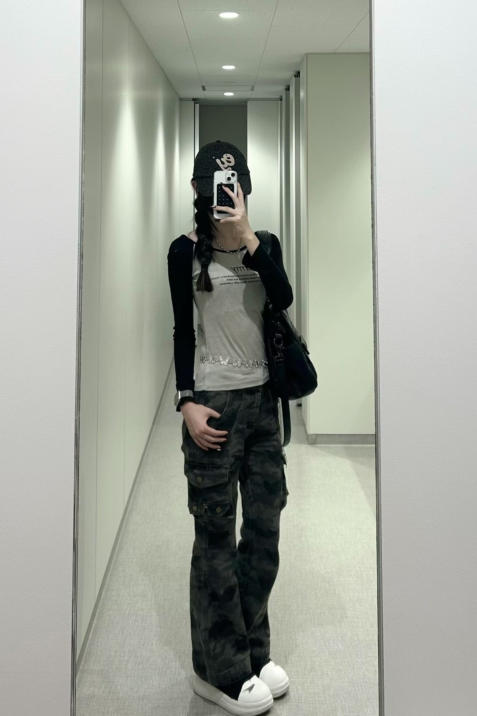 カモフラージュフレアパンツ KR12631