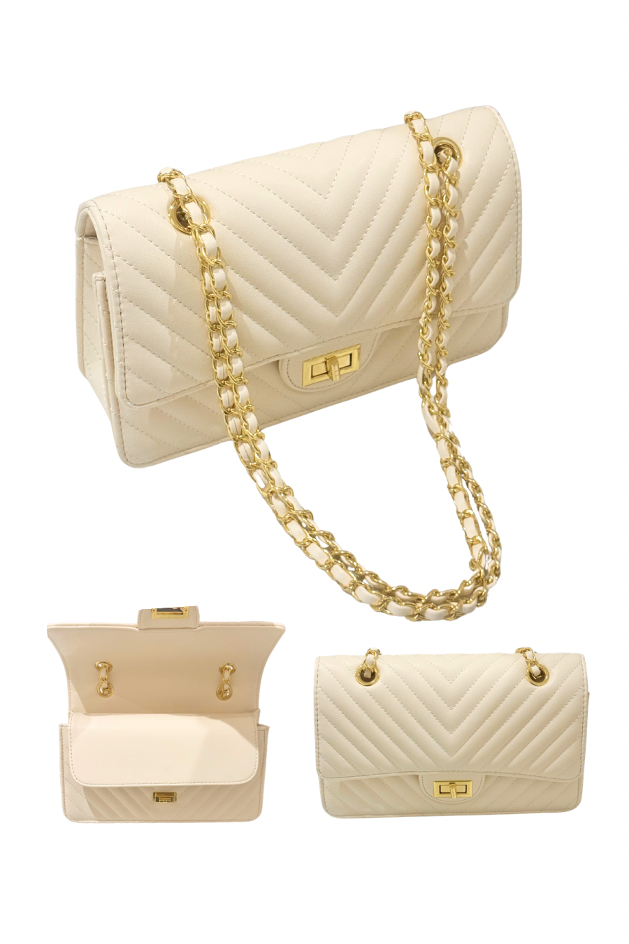 ラグジュアリーキルティングバッグ KR13657