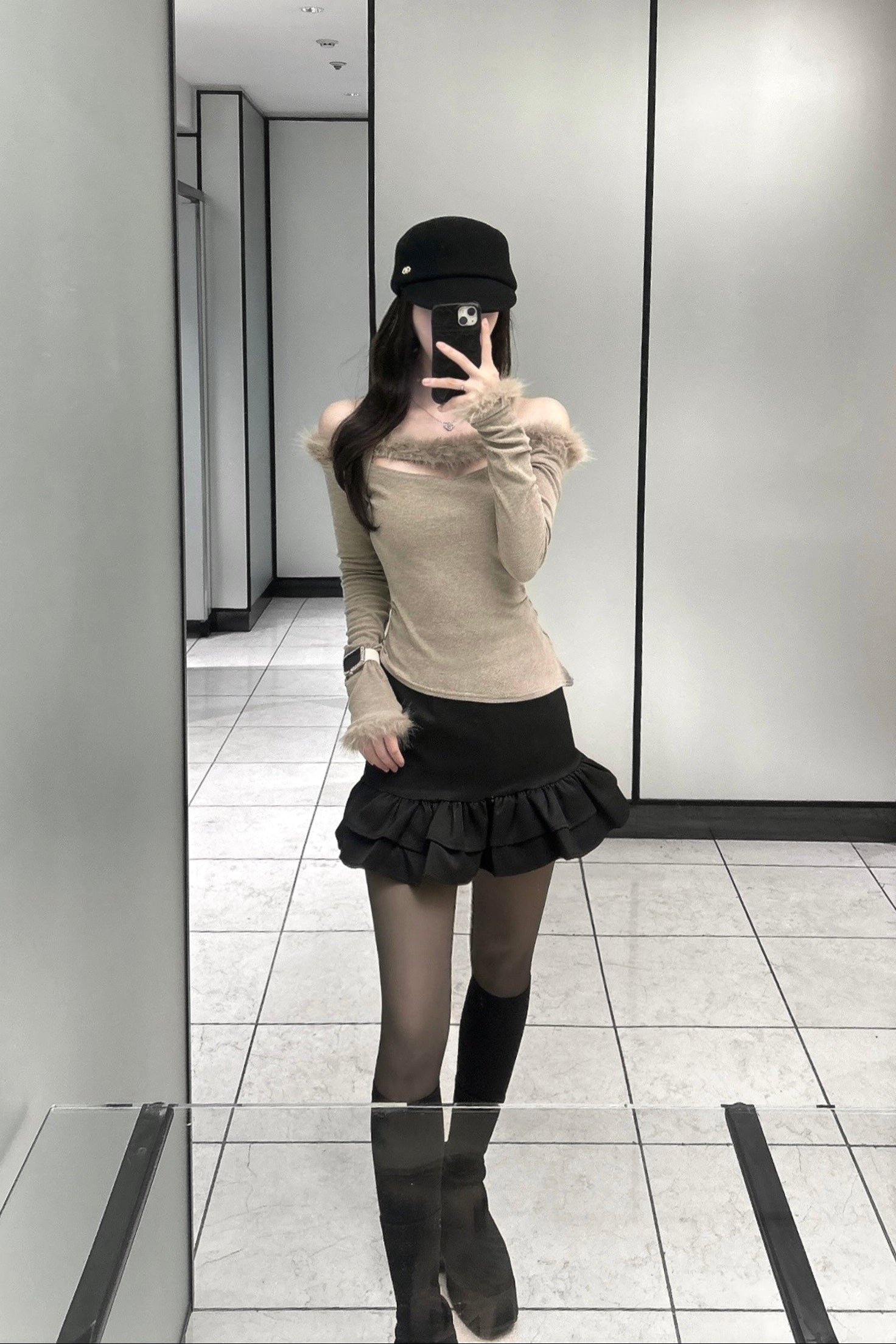 ファーデザイントップス KR13861