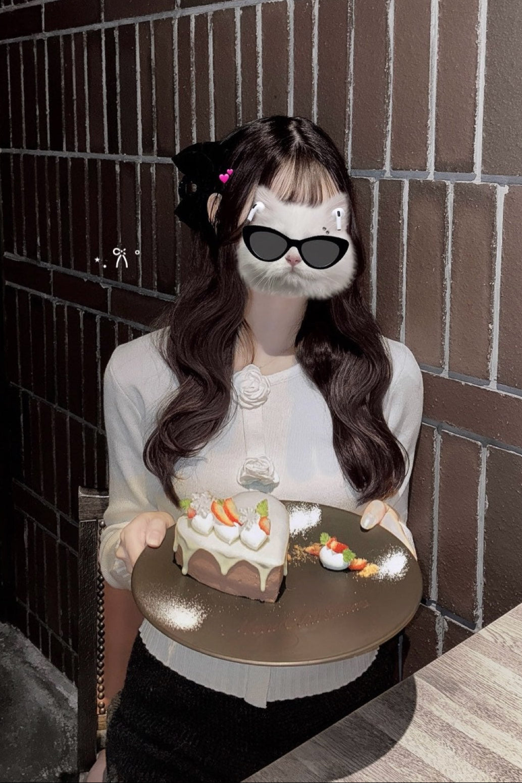 ローズモチーフニットKR13587