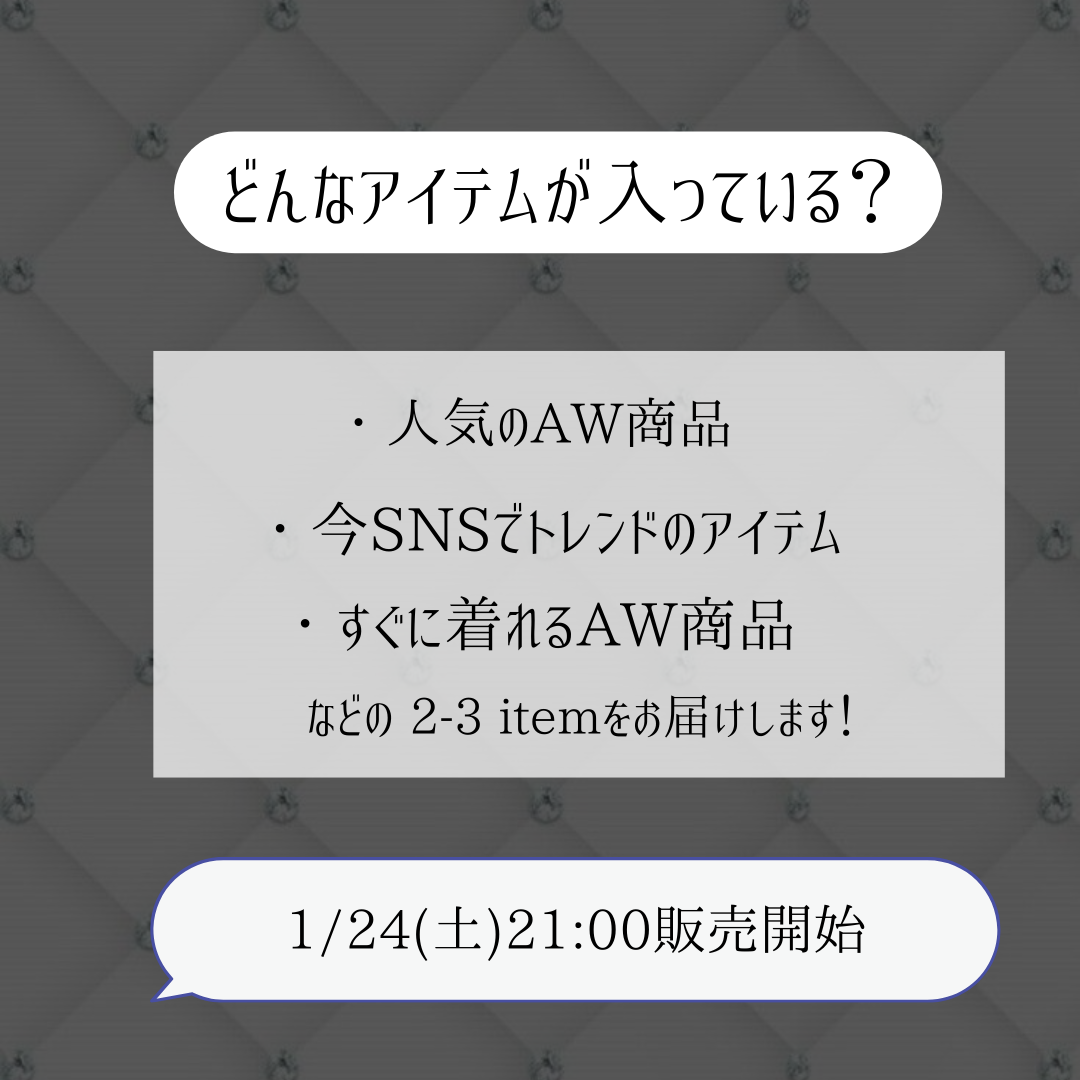 超数量限定！2026年 HAPPY BAG