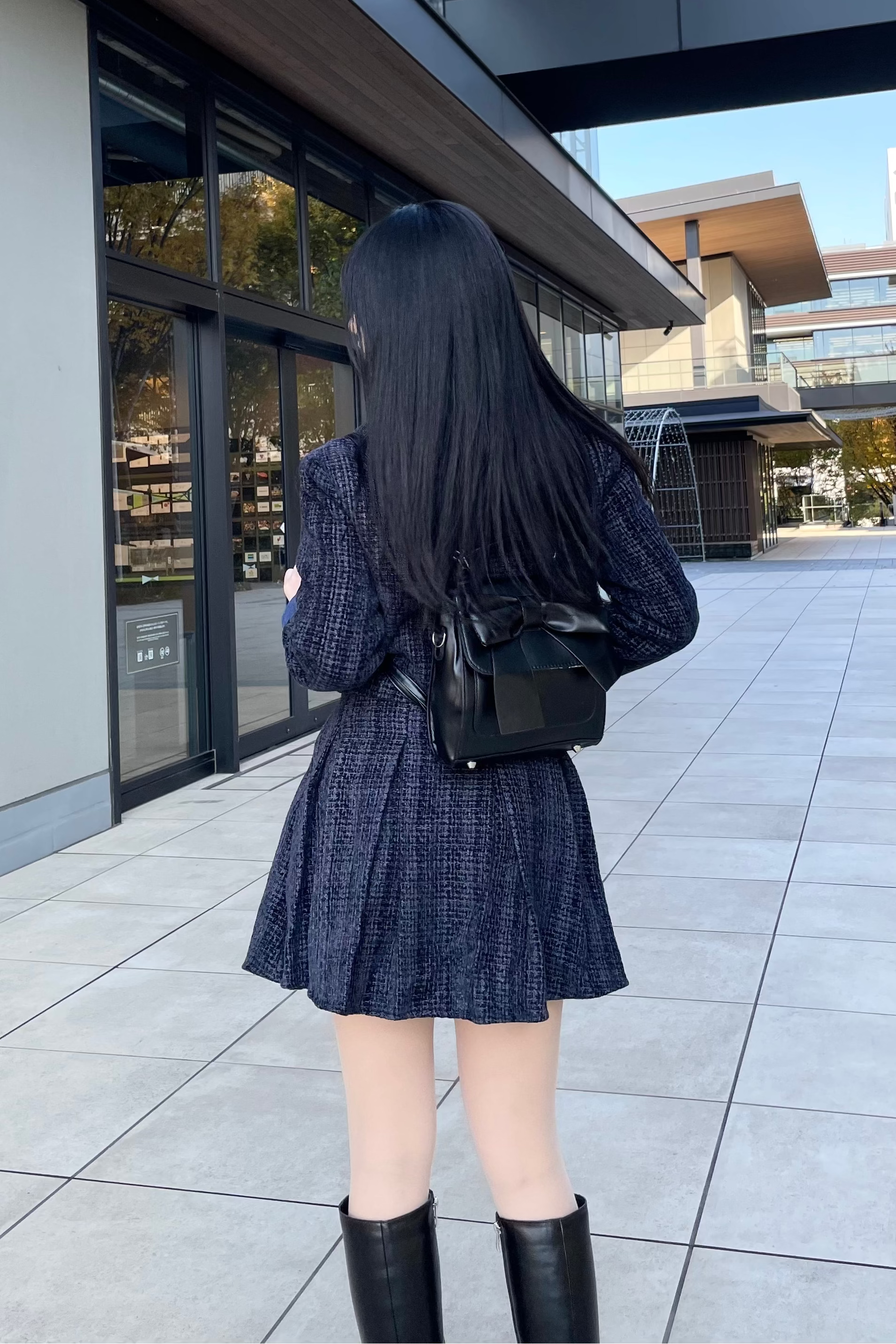 ビッグリボンスクエアバッグ KR13010