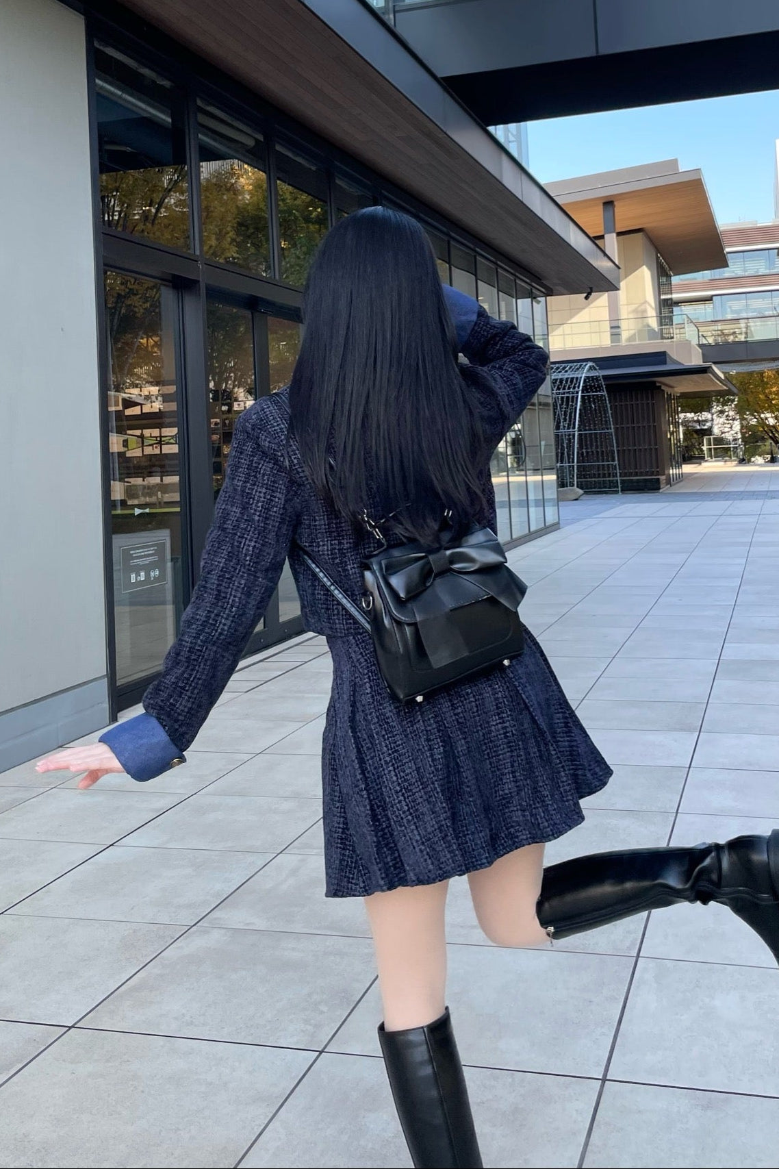 ビッグリボンスクエアバッグ KR13010