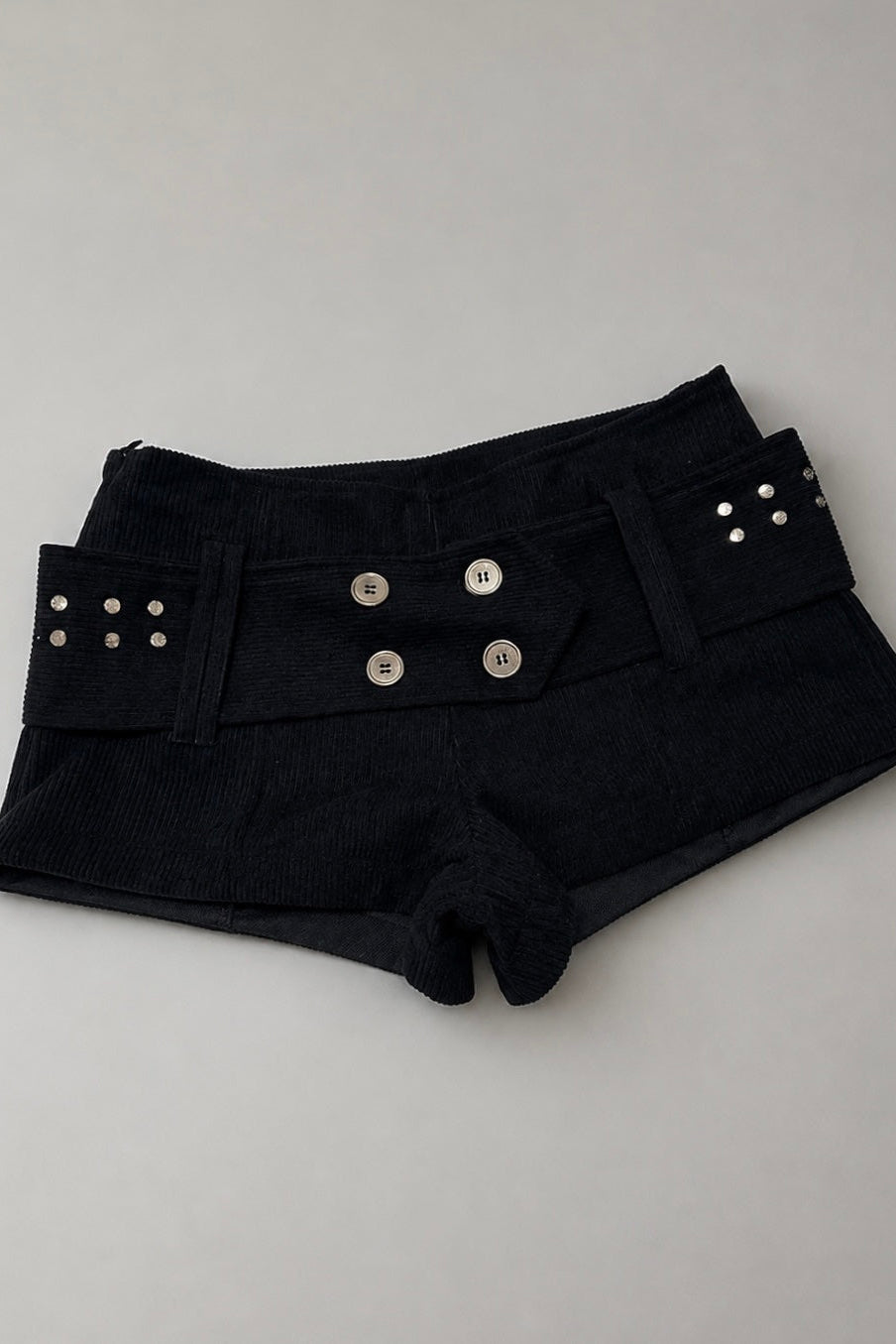 コーデュロイワイドベルトショートパンツ KR15404