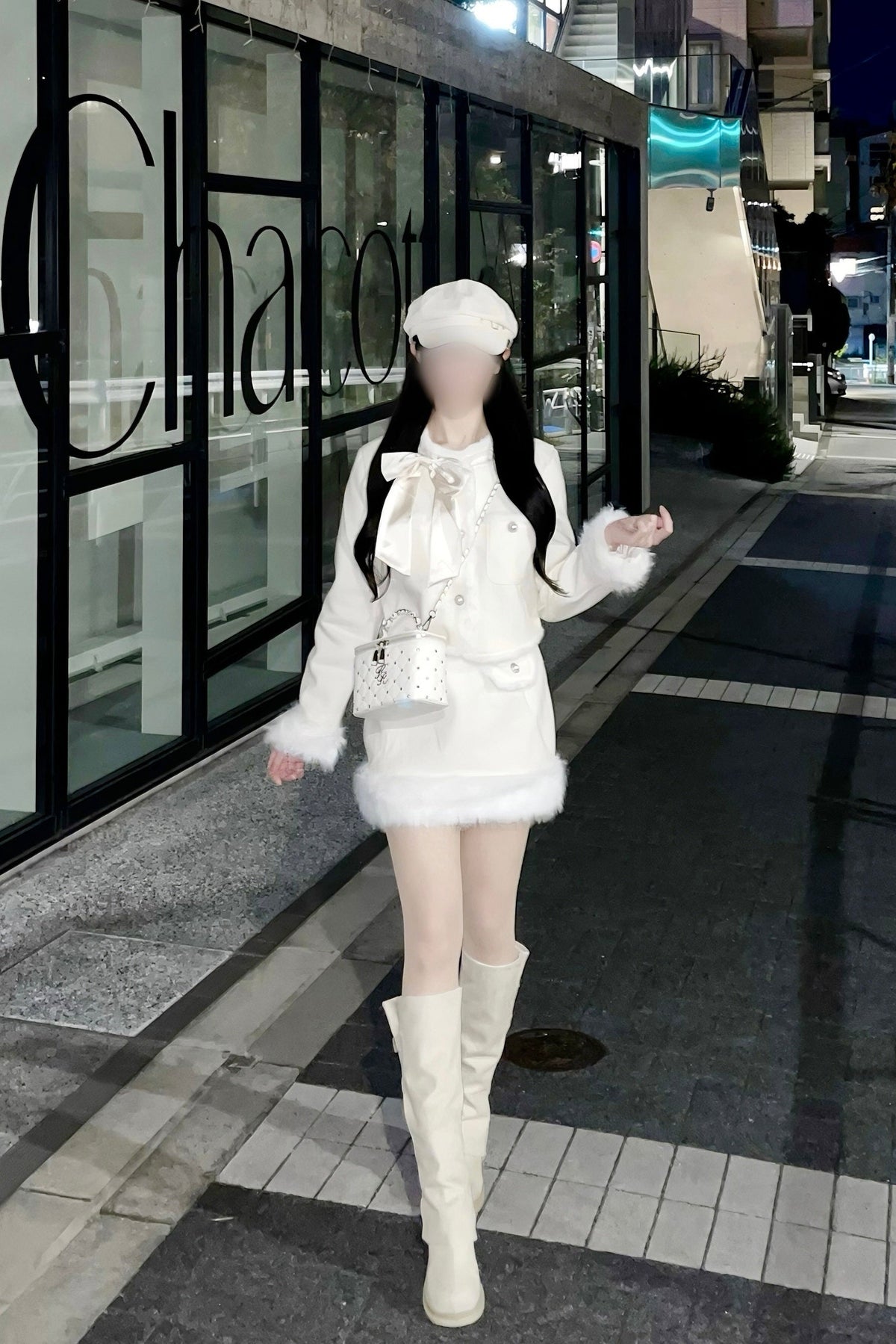 ファートリムリボンセットアップ KR30812