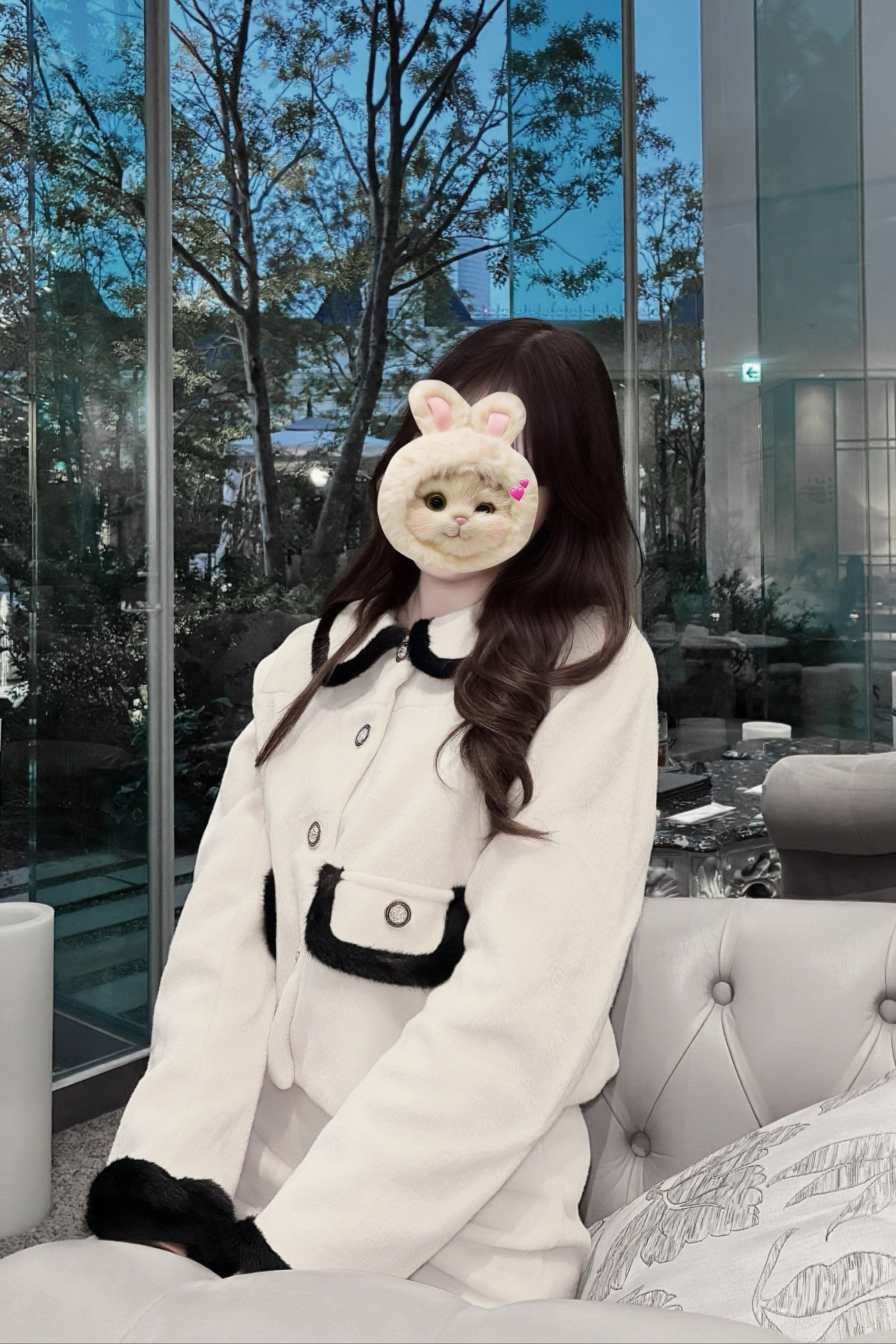 リボントリムツイードセットアップ KR30288