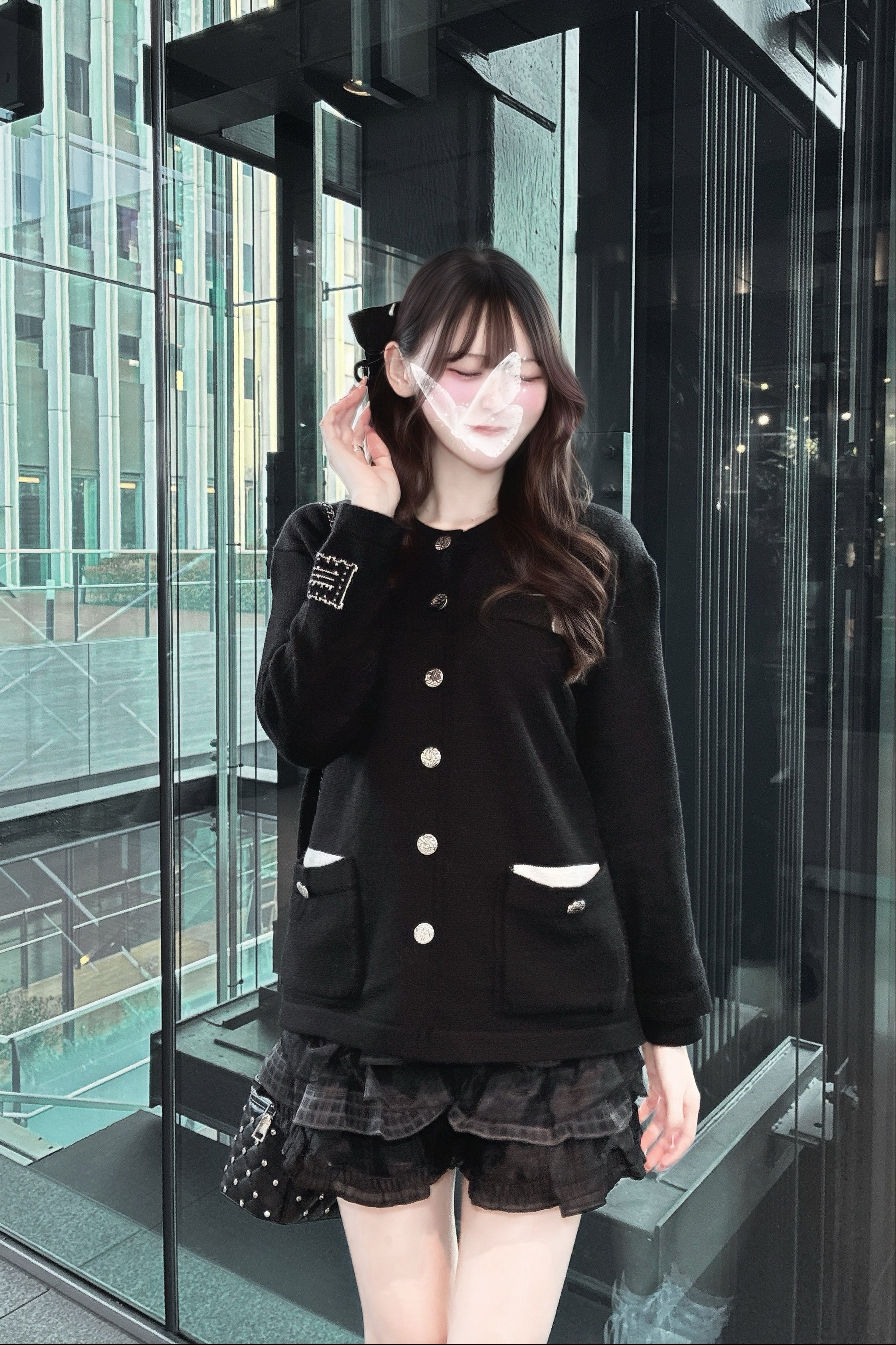 ルーズクラシックカーディガン KR13770